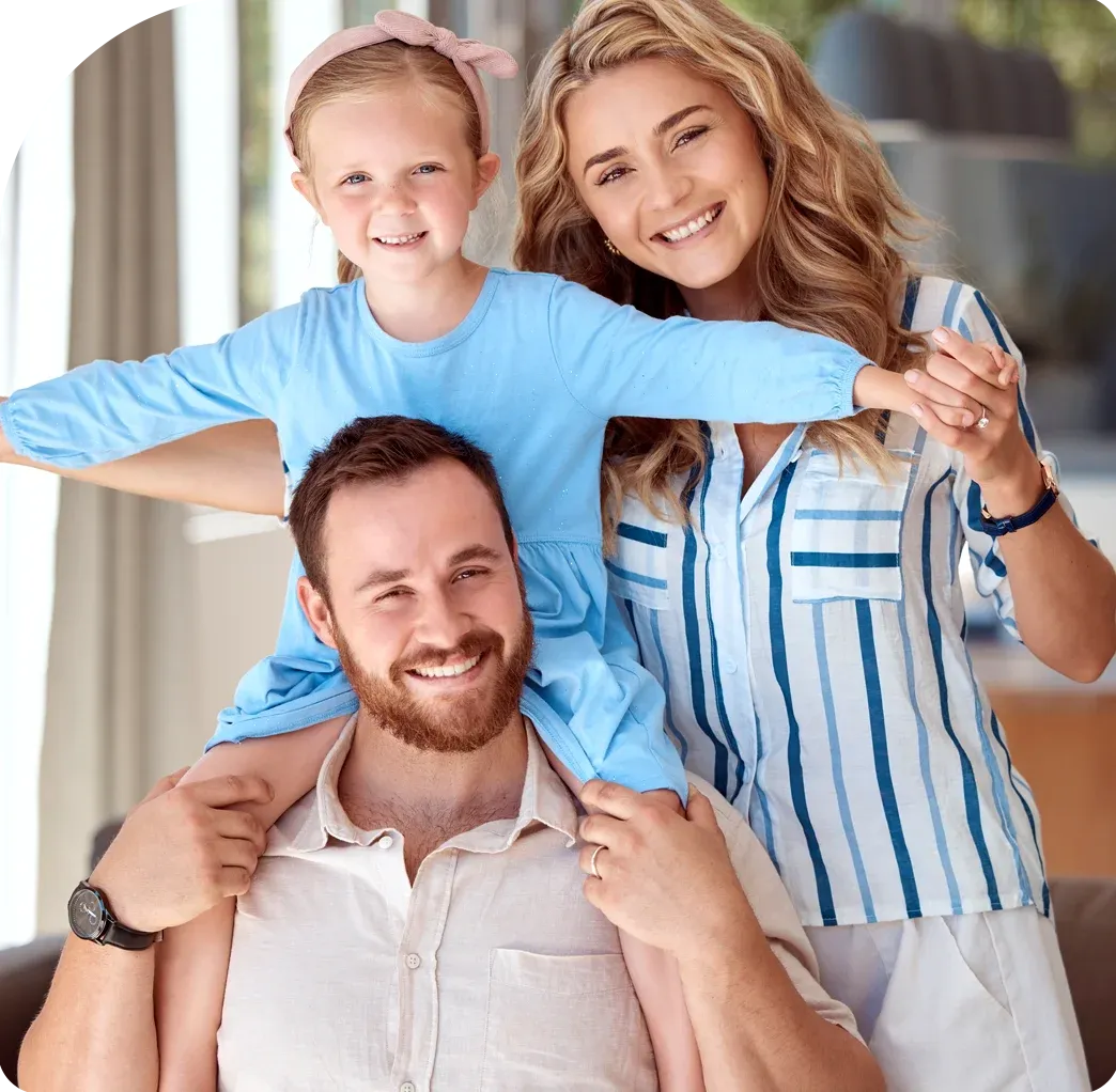 family in pest free home